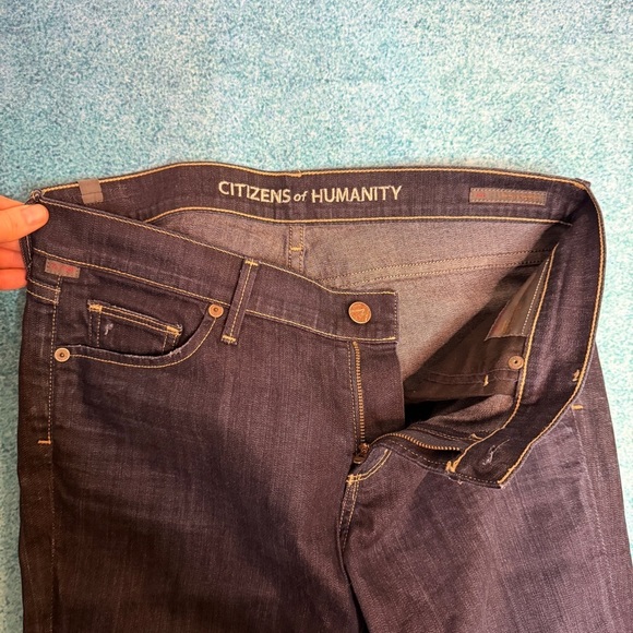 Women's Citizens of Humanity Ava Jeans Low Rise Straight Fits 32x31 Made In USA - Picture 7 of 16